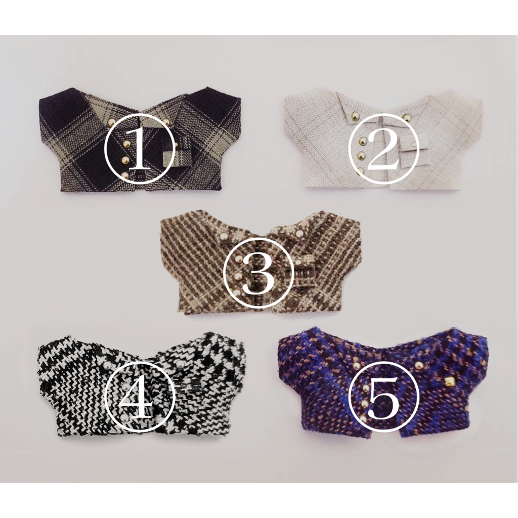 秋冬用のアウター(ちびぐるみ用)