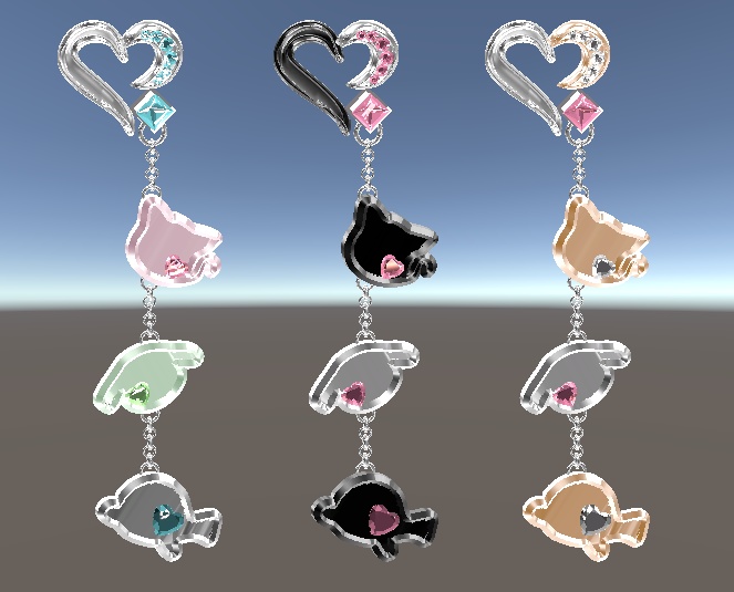まるもふピアス【イベントグッズ】
