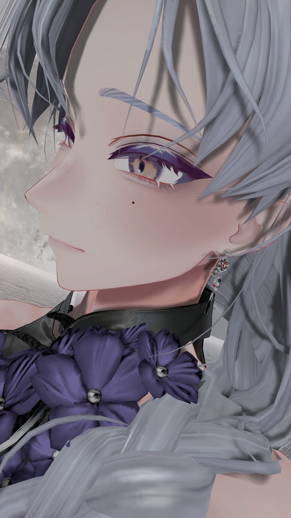 梅のシルエットピアス【ゆらゆら揺れます♪】