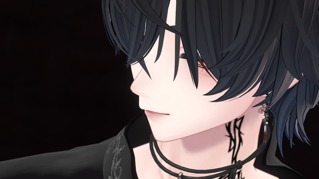 梅のシルエットピアス【ゆらゆら揺れます♪】