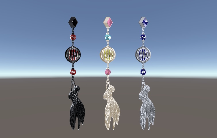 【揺れる♪】金魚のピアス【全アバターに使えます！】