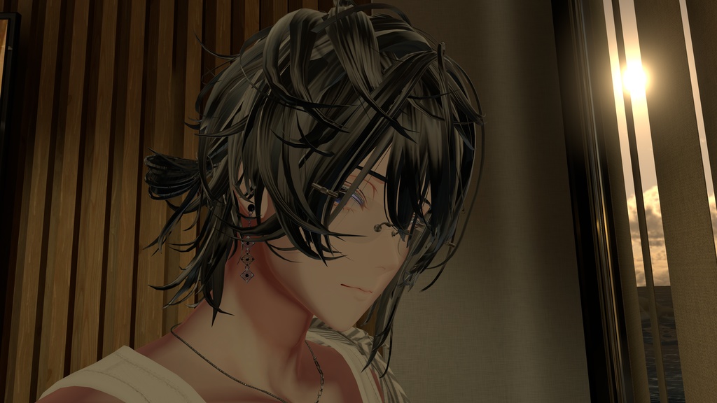 【ゆらゆら揺れる!】透かし スクエアピアス