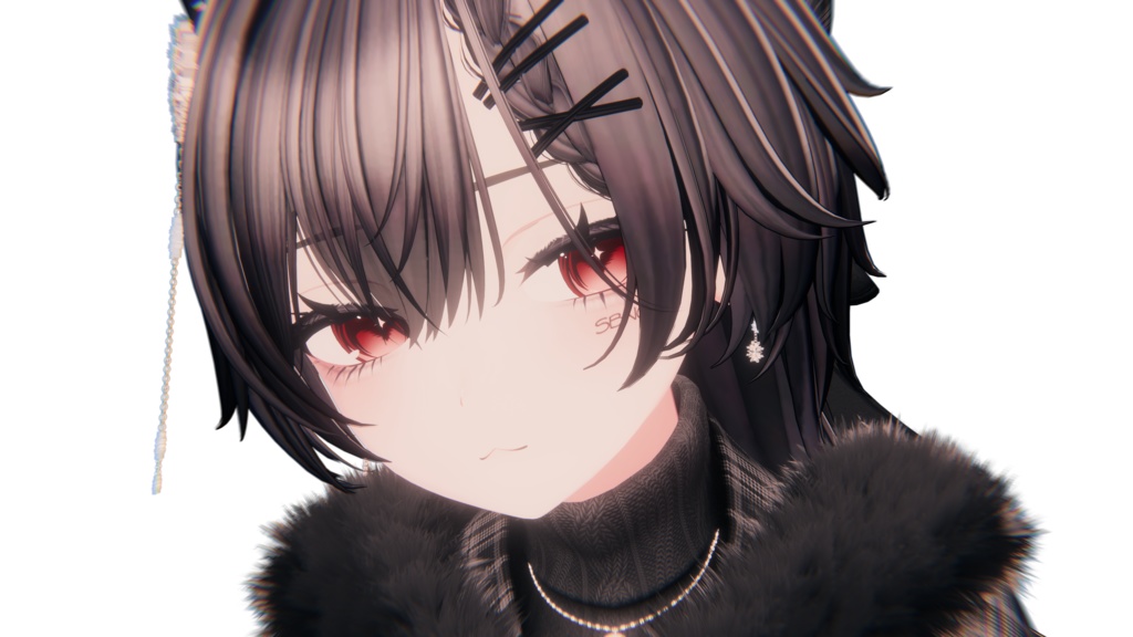 【可愛く揺れる♪】雪の結晶のヘアアクセサリーとピアスのセット