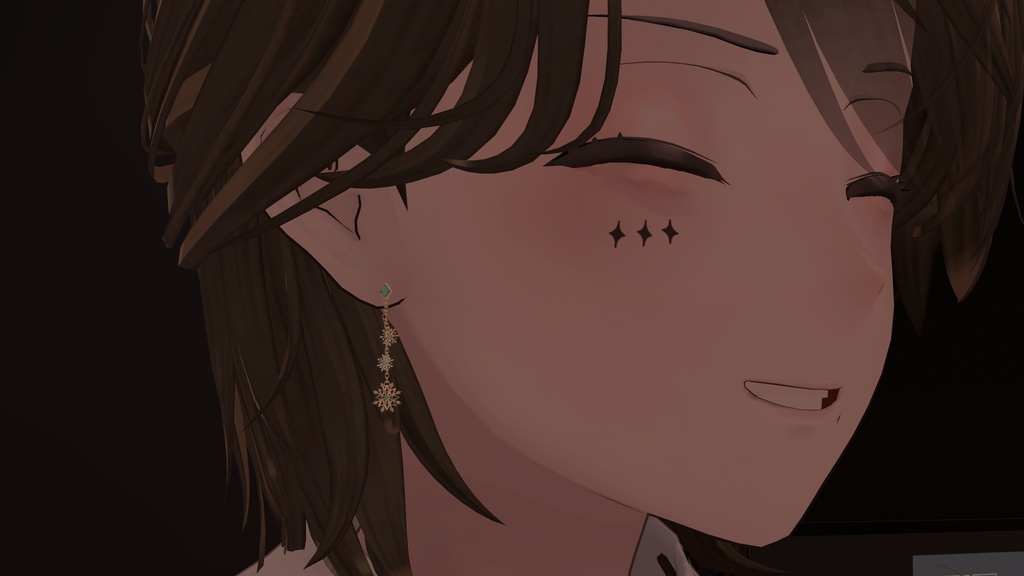 【可愛く揺れる♪】雪の結晶のヘアアクセサリーとピアスのセット