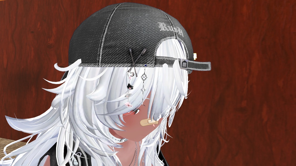 【男女兼用】菱形デザインアクセサリーセット【つけ方色々♪】