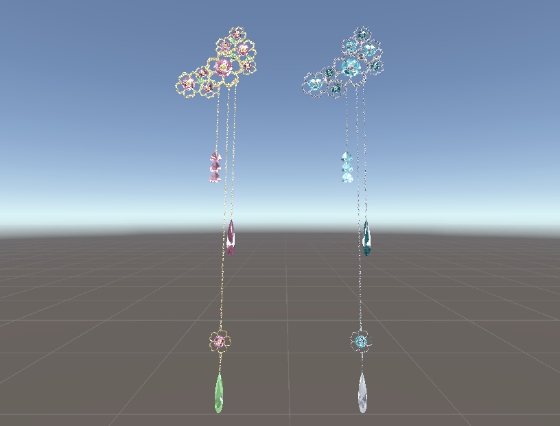 【3日間限定無料!】花のワイヤーヘアアクセサリー