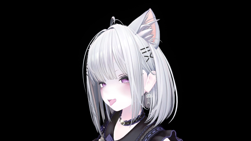 【VRchat】クラゲのイヤリング【全アバターにつけられます♪】