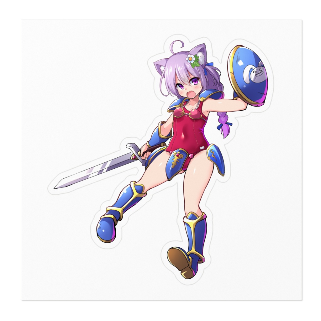 5周年記念ごじゃるステッカー(ビキニアーマー)