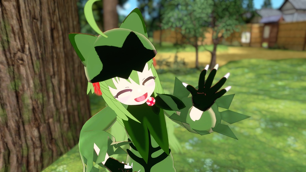 VRC向け衣装 #進化のくさねこ 【オリジナル3Dモデル】