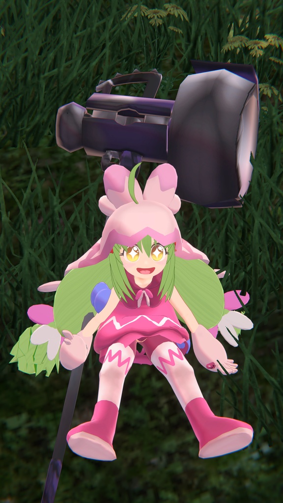 VRC向け衣装 #でっかいハンマー 【オリジナル3Dモデル】