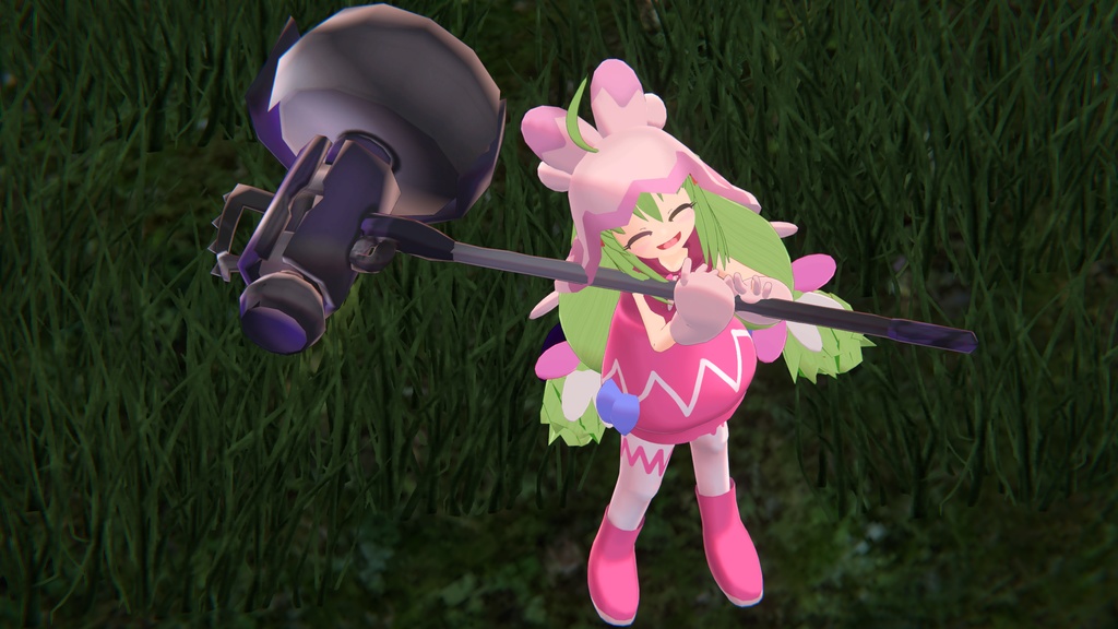 VRC向け衣装 #でっかいハンマー 【オリジナル3Dモデル】