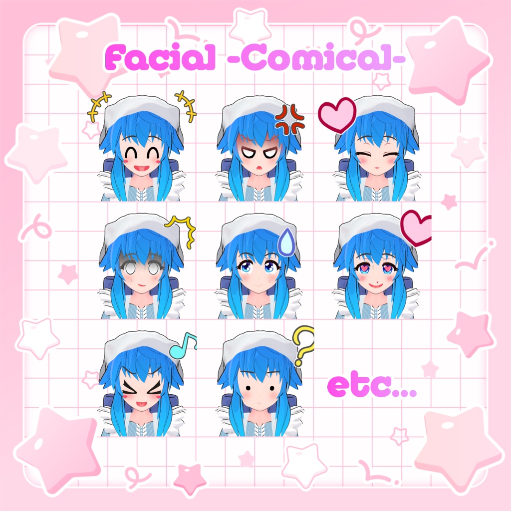 フィルス - Fillss - 【オリジナル3Dモデル】