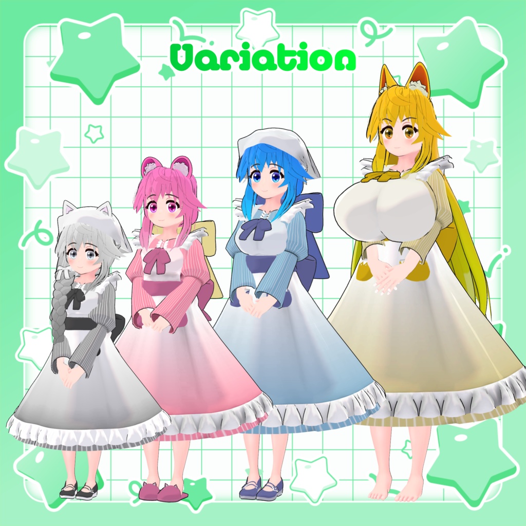 フィルス - Fillss - 【オリジナル3Dモデル】