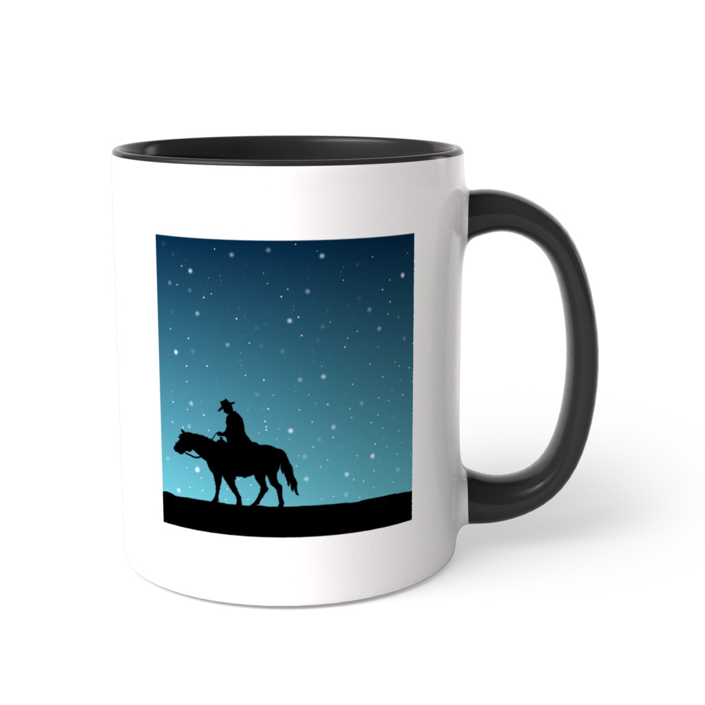 「雪夜の血斗」マグカップ