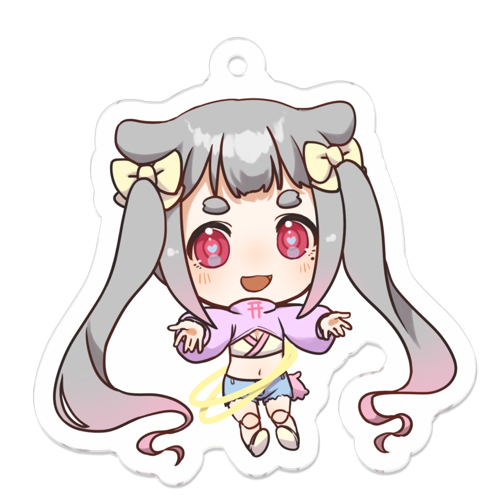 亜麻草つゆり半年記念アクリルキーホルダー50㎜×50㎜