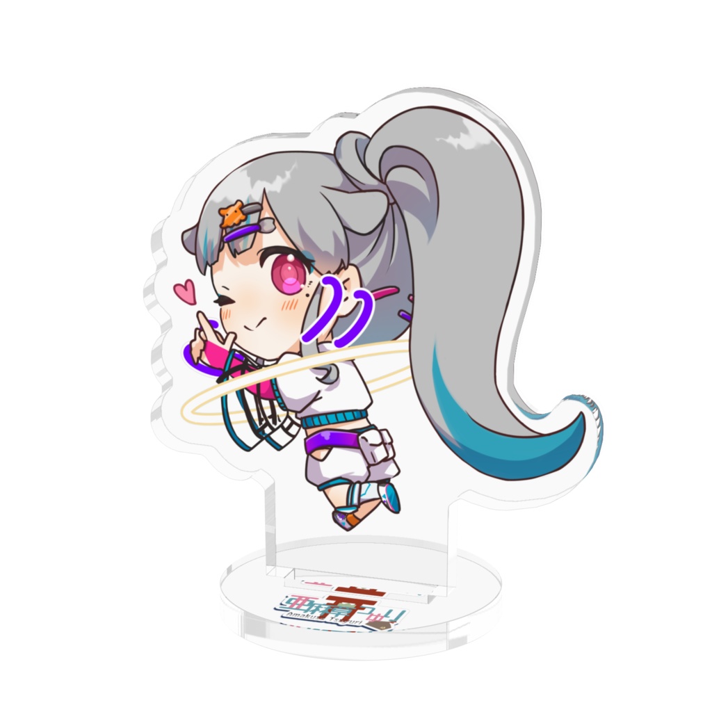 亜麻草つゆりSDアクリルフィギュアゲーミング衣装