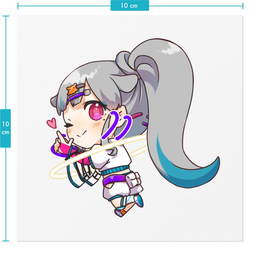 亜麻草つゆりSDステッカーゲーミング衣装