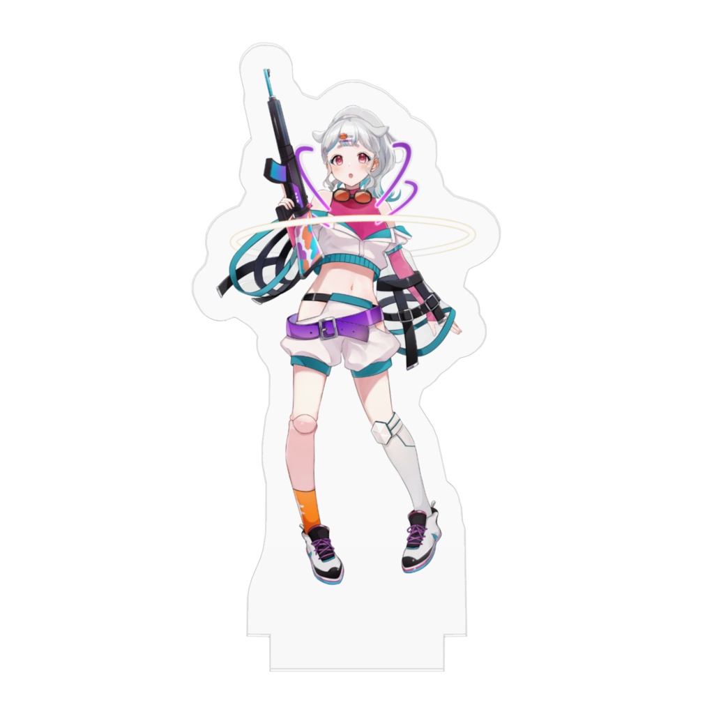 亜麻草つゆりゲーミング衣装アクリルフィギュア