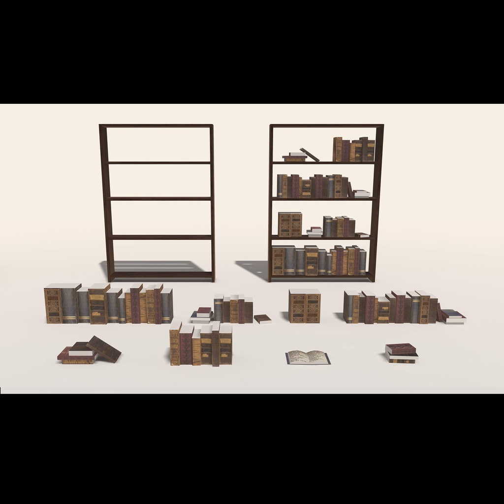 【3Dモデル】ブースプロップ詰め合わせ「家具らしきもの」セット