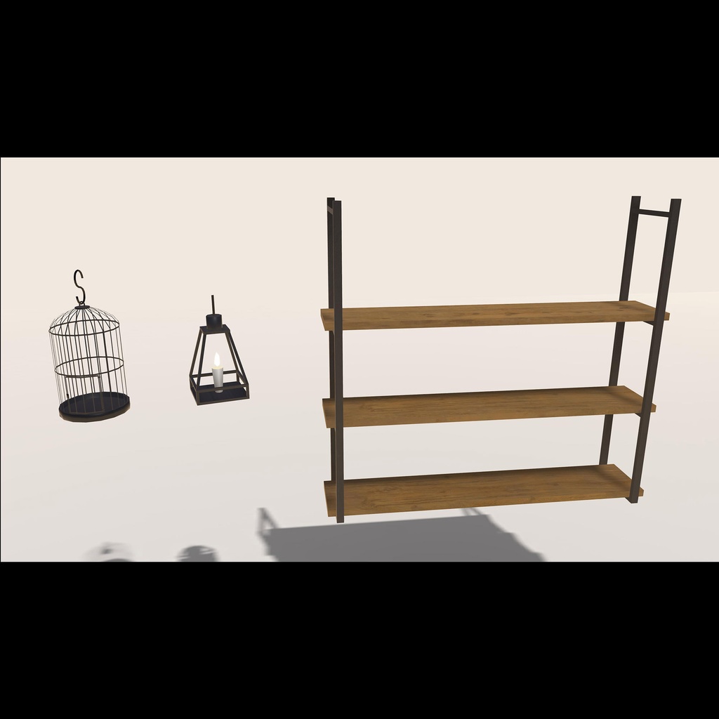 【3Dモデル】ブースプロップ詰め合わせ「家具らしきもの」セット