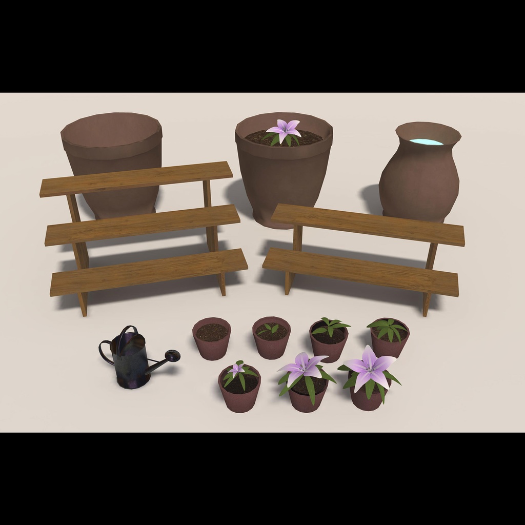 【3Dモデル】ブースプロップ詰め合わせ「魔法らしきもの」セット