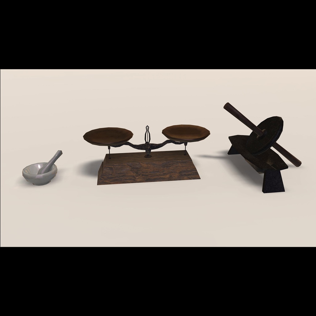 【3Dモデル】ブースプロップ詰め合わせ「魔法らしきもの」セット