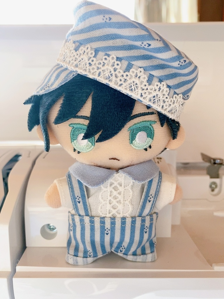 ボーダー柄ぬい服セット2色