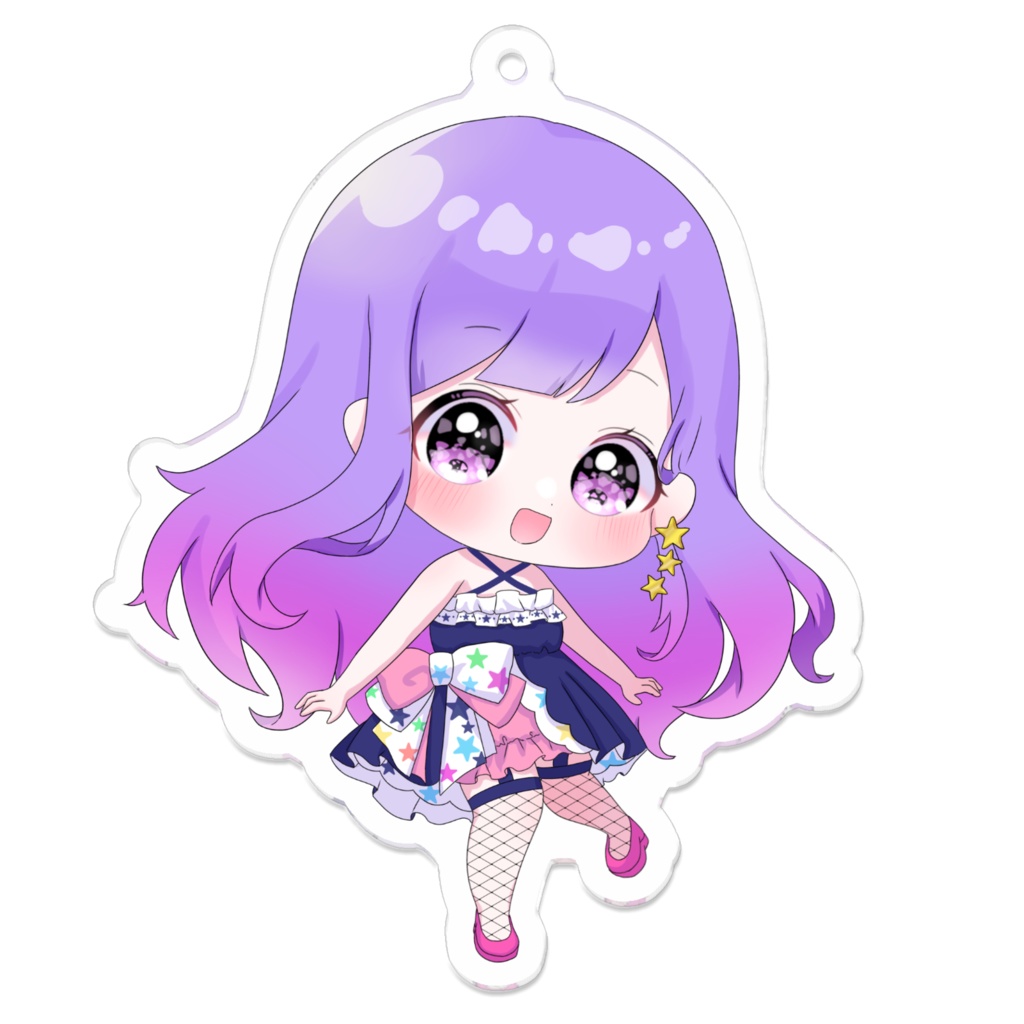 花礫めも 2nd Anniversary アクリルキーホルダーA