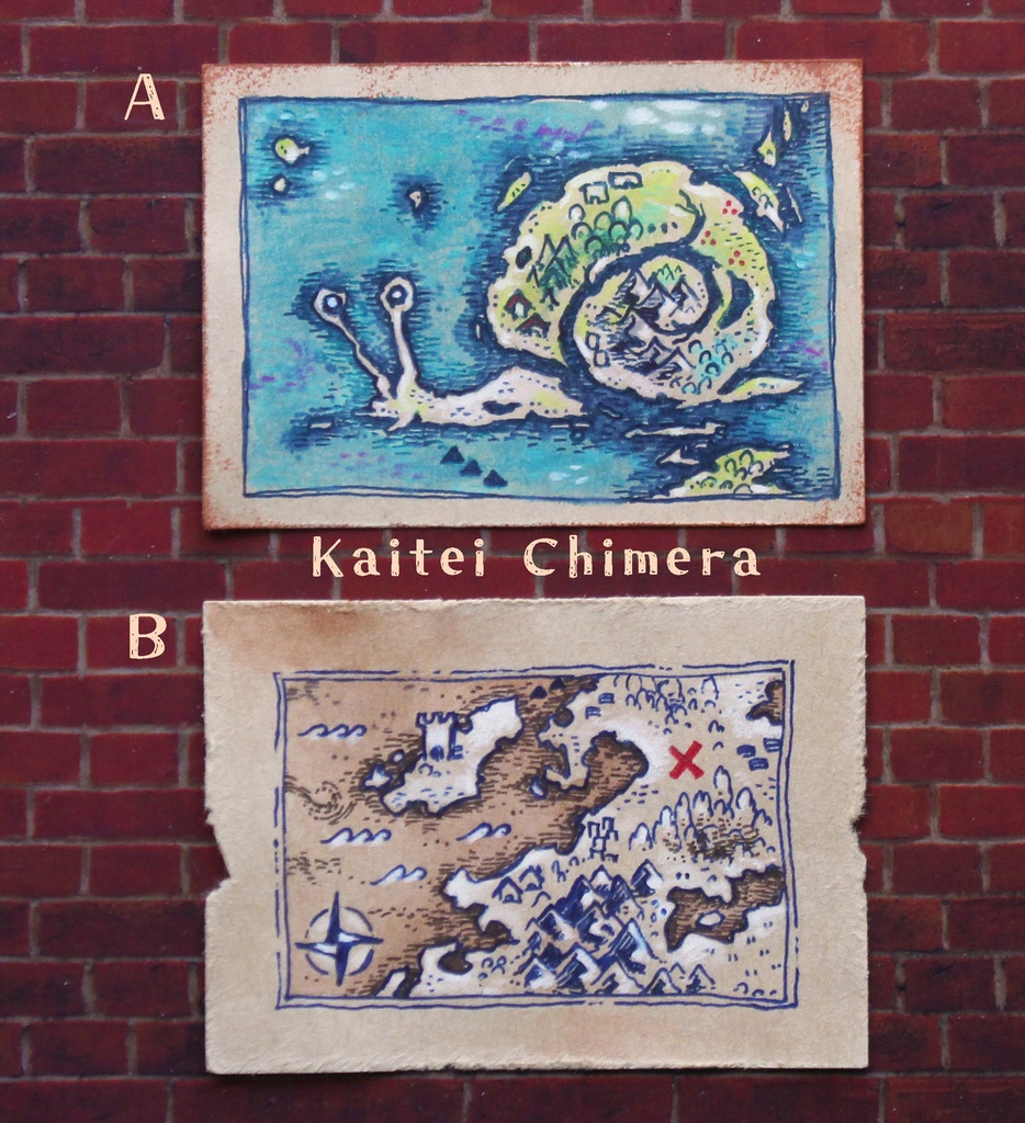 【原画】ファンタジーマップ