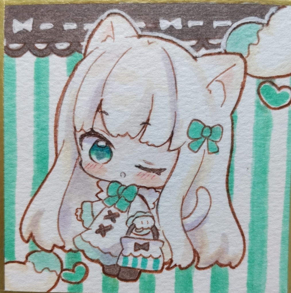 手描きイラスト　バレンタイン