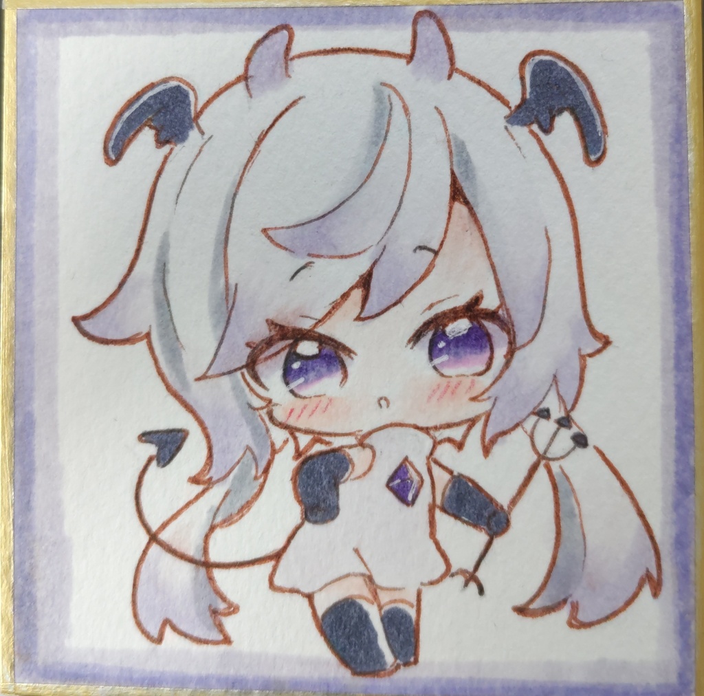 デビルちゃんプチ　手描きイラスト