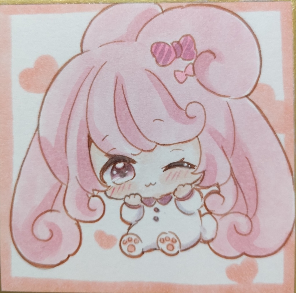くるりんうさたん　手描きイラスト