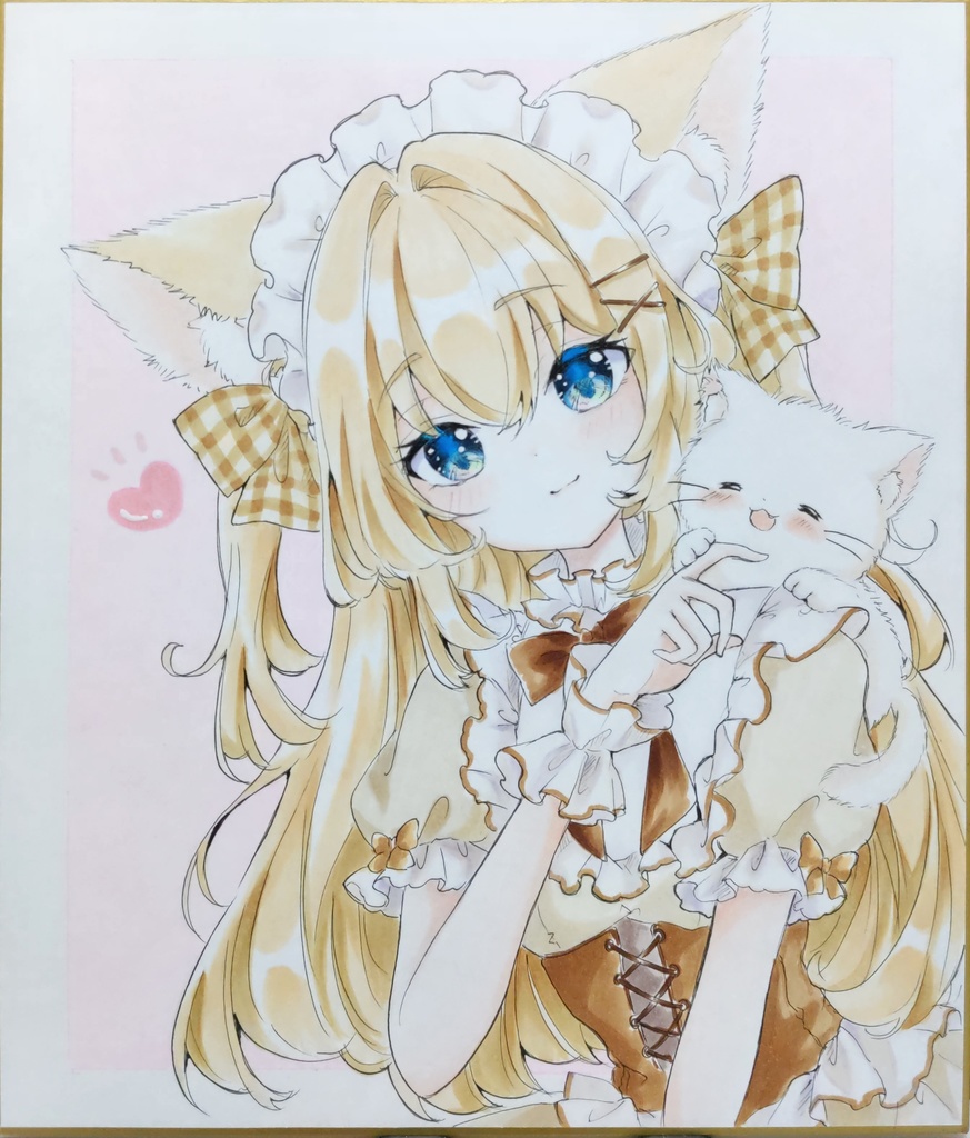 うちのにゃんこ　手描きイラスト