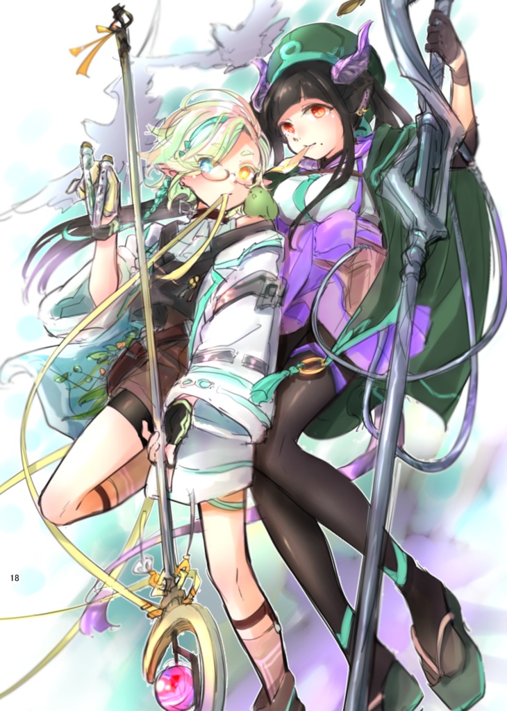 彩り—original character illustration—