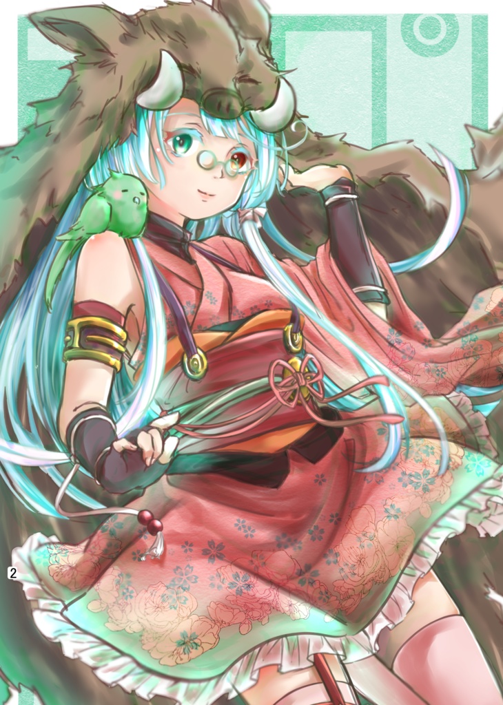 彩り—original character illustration—