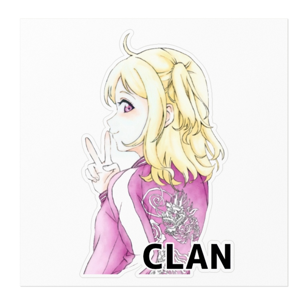 CLANオリジナルステッカー