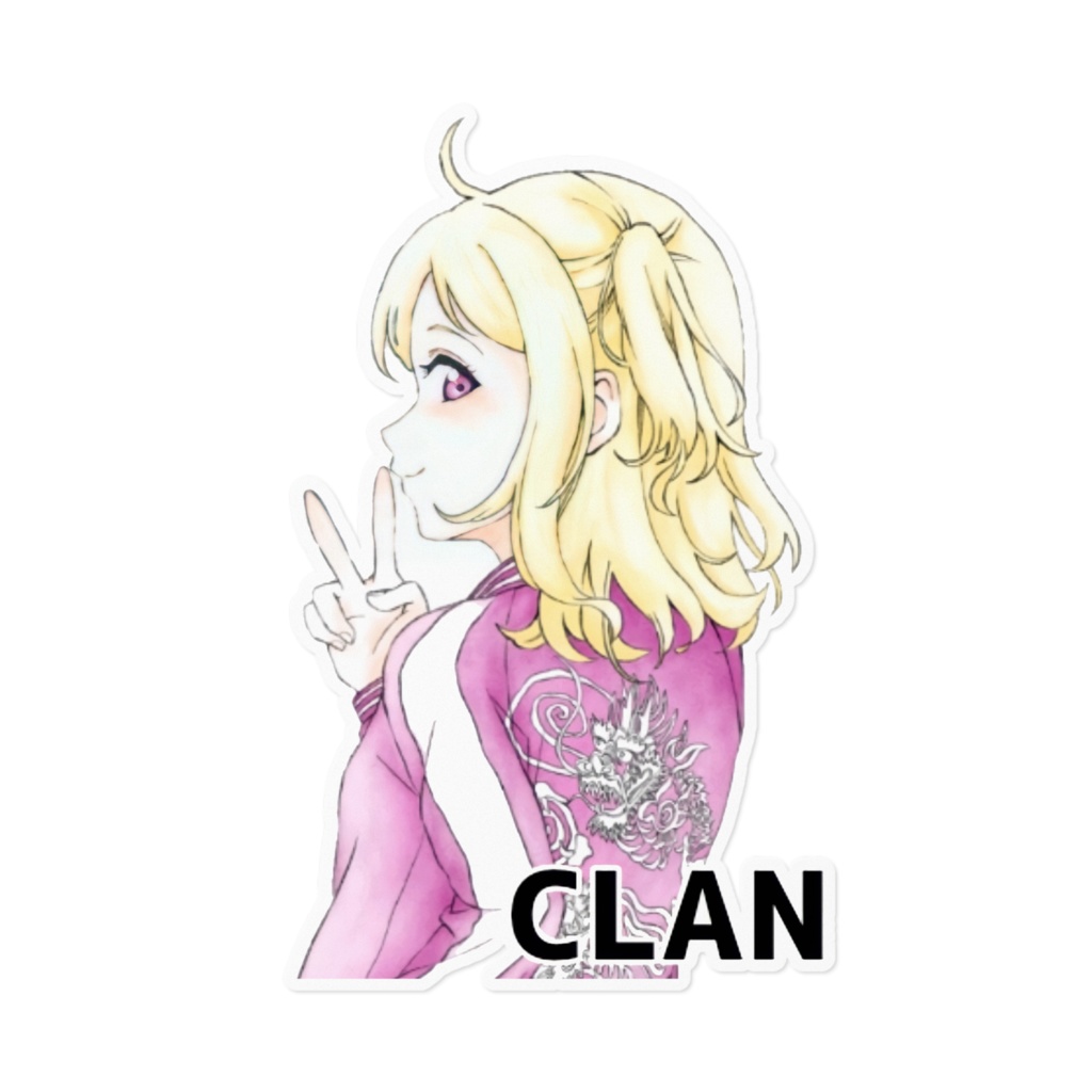 CLANオリジナルステッカー