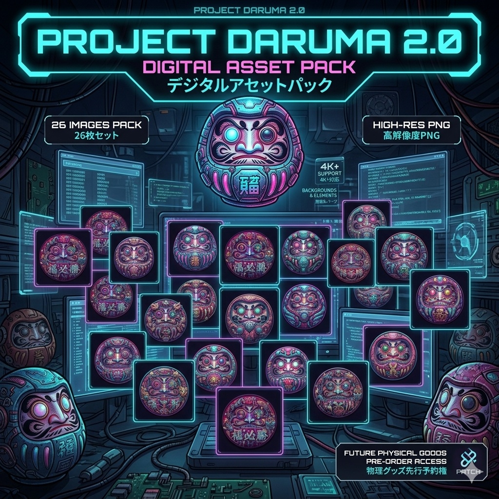 [PROJECT DARUMA 2.0] Digital Asset & Embroidery Blueprint Ver.1.0