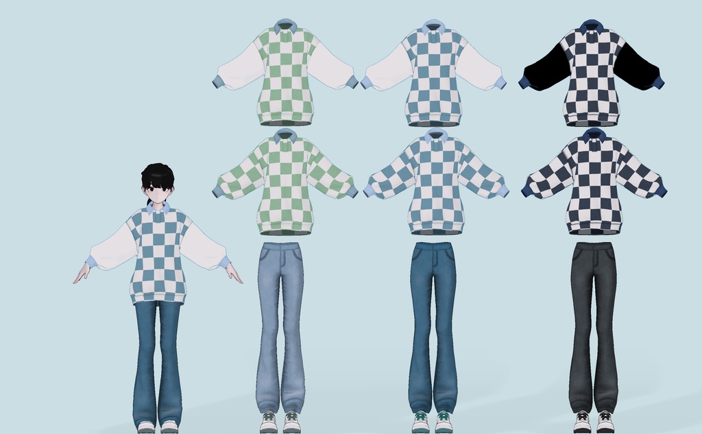 【01】日常服リアル感じの服