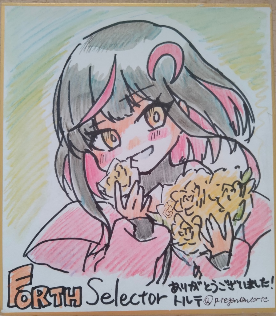 WIXOSS 遊月 色紙 FORTH ver. その2