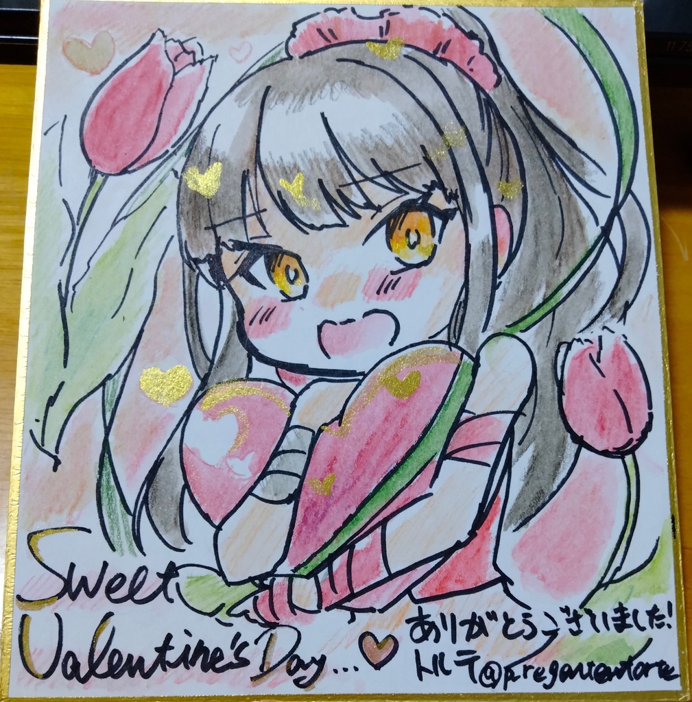WIXOSS 遊月 色紙 バレンタイン2025ver.