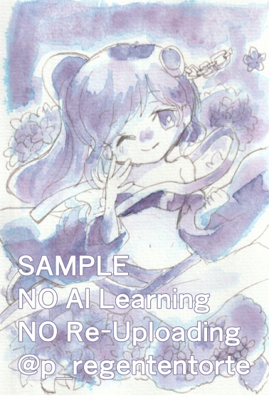 WIXOSS ルリグドローイング 分離色着彩ポストカード