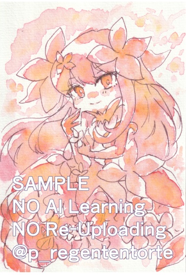 WIXOSS ルリグドローイング 分離色着彩ポストカード