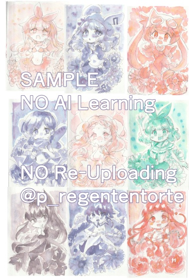 WIXOSS ルリグドローイング 分離色着彩ポストカード