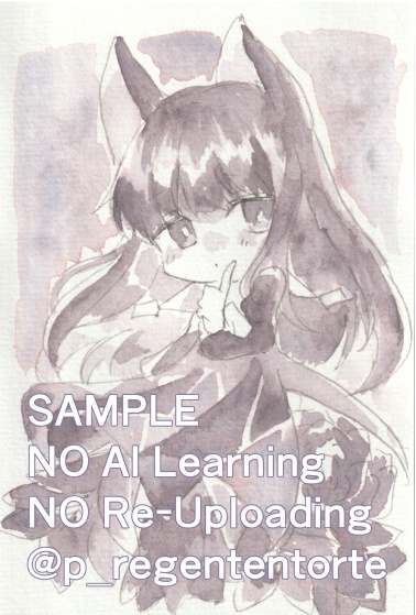 WIXOSS ルリグドローイング 分離色着彩ポストカード