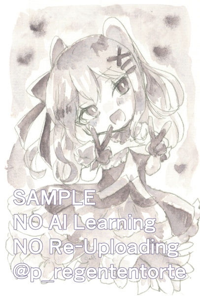 WIXOSS ルリグドローイング 分離色着彩ポストカード