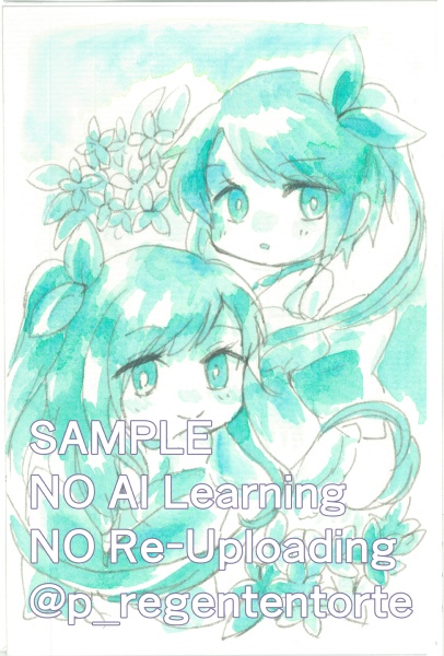 WIXOSS ルリグドローイング 分離色着彩ポストカード