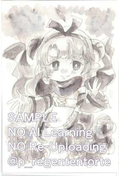 WIXOSS ルリグドローイング 分離色着彩ポストカード