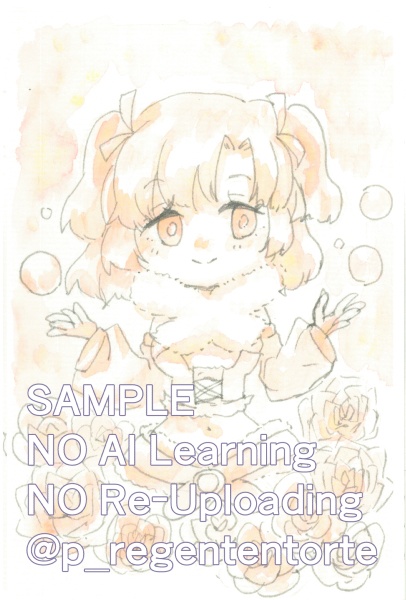 WIXOSS ルリグドローイング 分離色着彩ポストカード