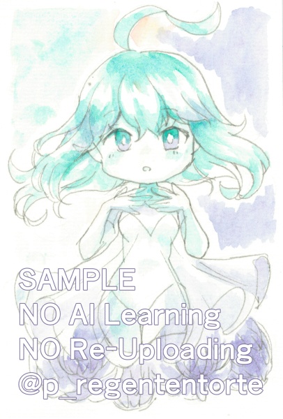 WIXOSS ルリグドローイング 分離色着彩ポストカード